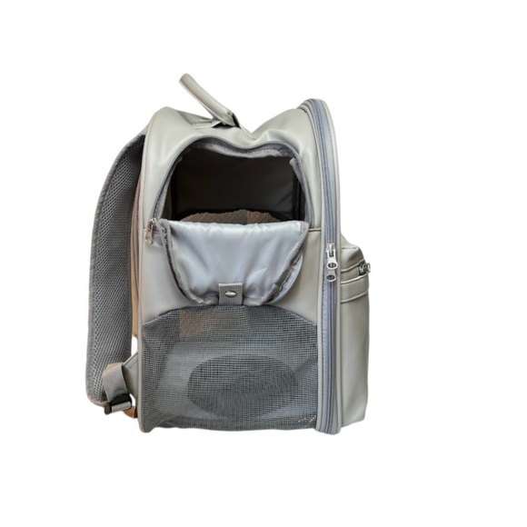 Friends Forever Tan Backpack Pet Carrier For Small Pets 25 Pounds & Under - Picture 13 of 16